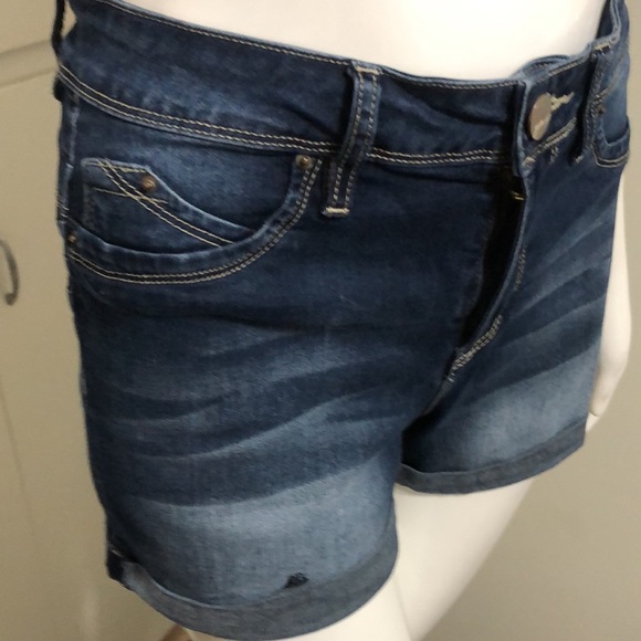 Y Mi Blue Jean Shorts size 7 - Picture 4 of 6